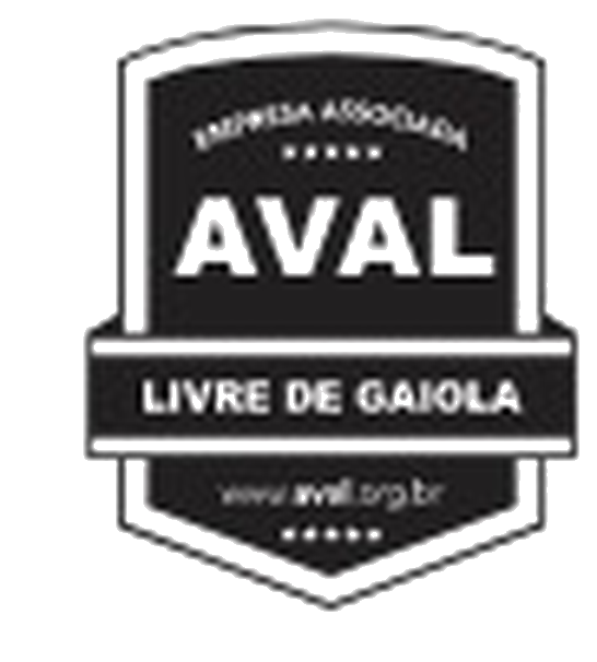 Selo AVAL Livre de Gaiola